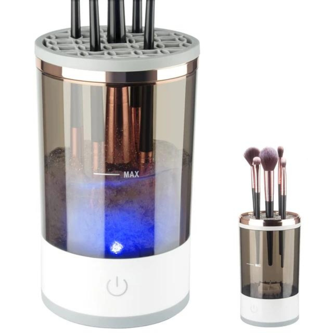 Limpador de Pincel de Maquiagem Elétrico - CleanPro + sabão limpeza dos pincéis