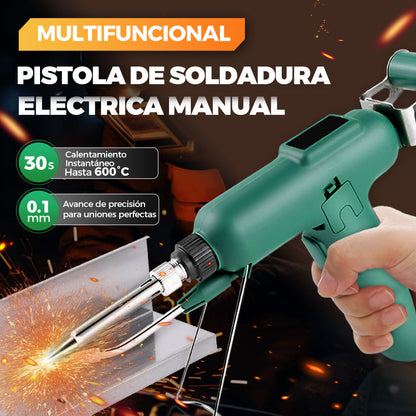 Soldador Eléctrico de Alta Eficiencia + Careta para soldar