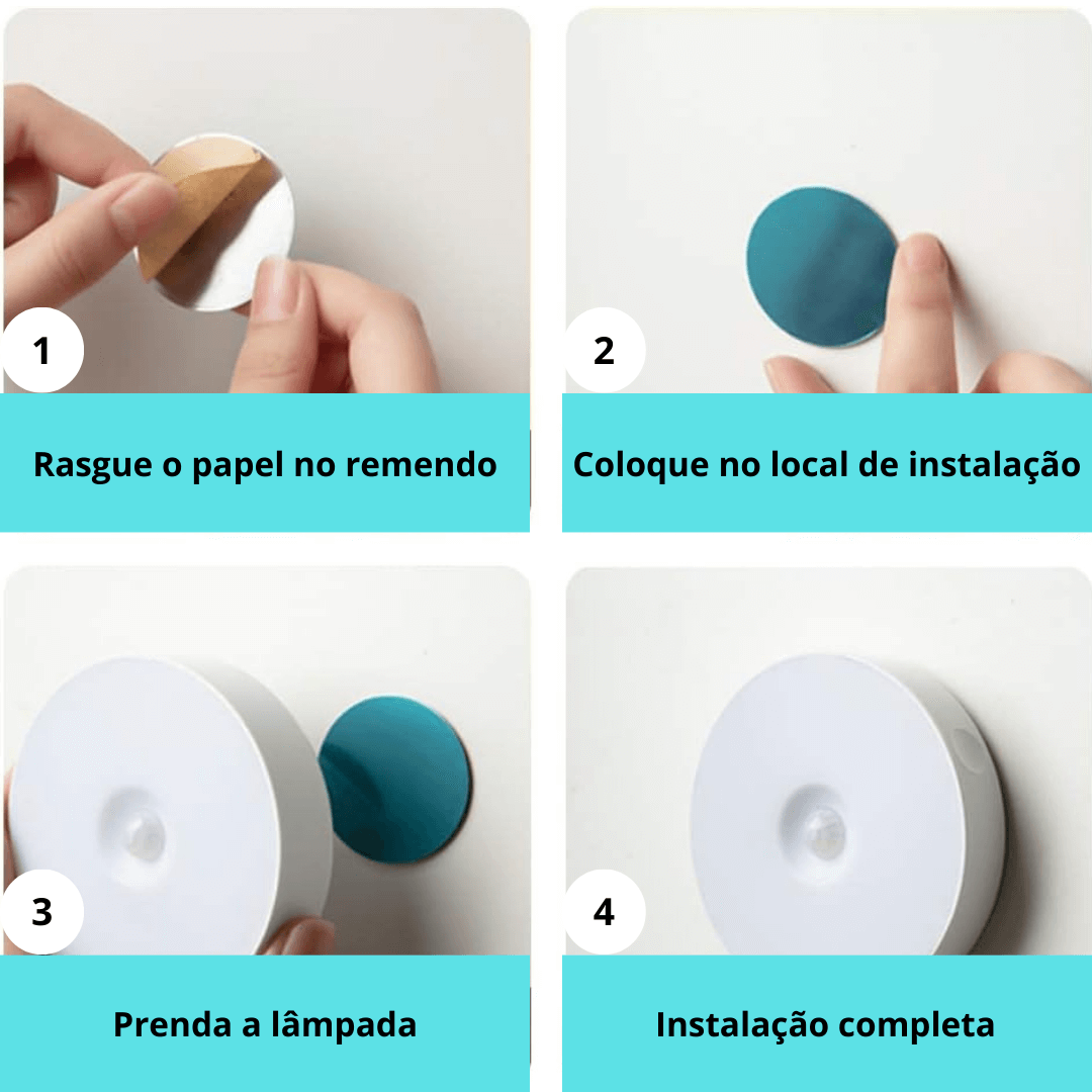 Lâmpadas de LED com sensor de presença