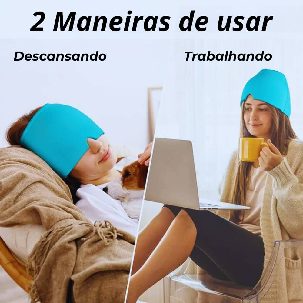 Touca Anatômica Para Aliviar Enxaqueca - AliviMax