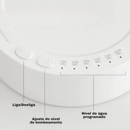 Dispensador Automático de Água Potável para Galões com Carregamento USB - PureMax