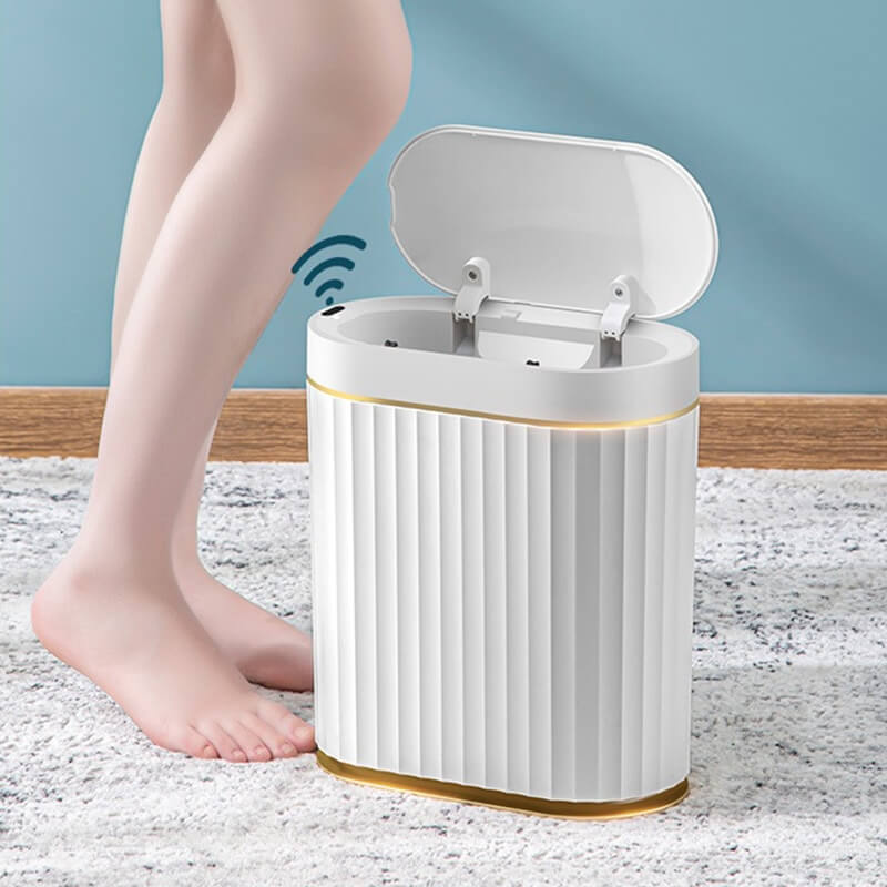 Lata de lixo inteligente, com grande capacidade para banheiro e cozinha - LixeiraMax