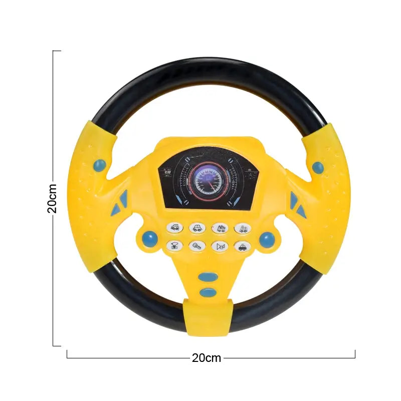 Volante interativo de brinquedo para crianças - Simulador de Direção