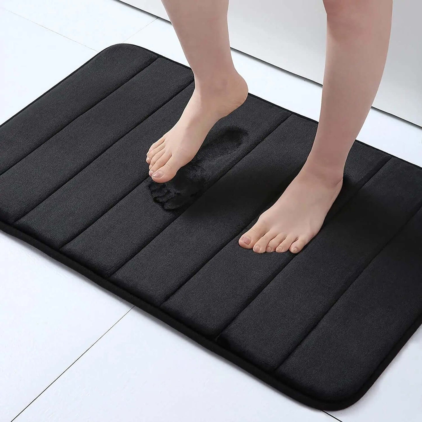 Kit de tapete para Banheiro Superabsorvente - 2x Mais Absorção