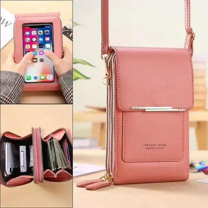 Bolsa Feminina de Couro Anti-Furto Forever Young