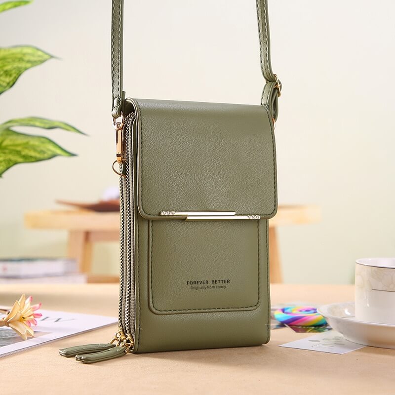 Bolsa Feminina de Couro Anti-Furto Forever Young