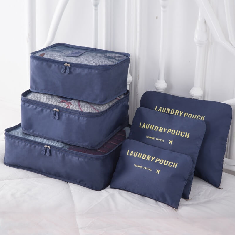 Kit de Bolsas organizadoras á prova d'água (+3 de Brinde)