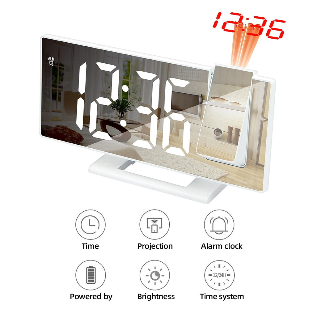 Relógio e Despertador Digital com Led 3D - TimeOne
