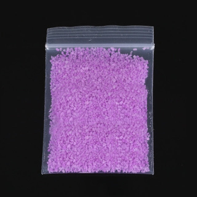 Brilho fluorescente no escuro 10g luminosa grão areia festa diy